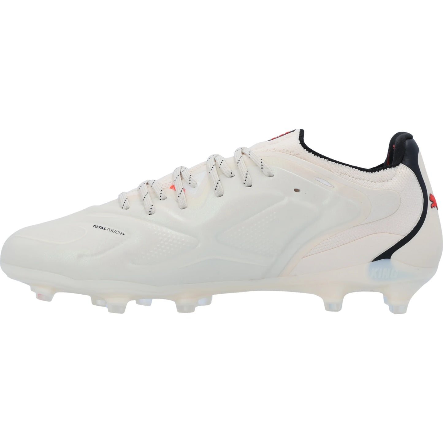 Puma King 20 Ultimate FG/AG Firm Ground Soccer Cleat - Sugared Almond/Black/Ultra Red