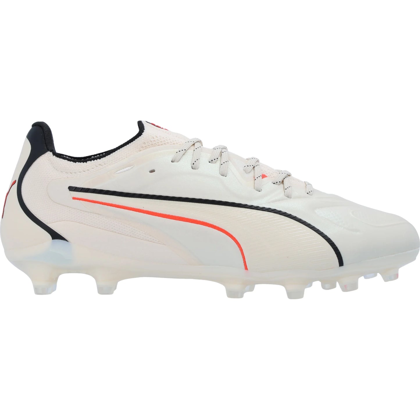 Puma King 20 Ultimate FG/AG Firm Ground Soccer Cleat - Sugared Almond/Black/Ultra Red