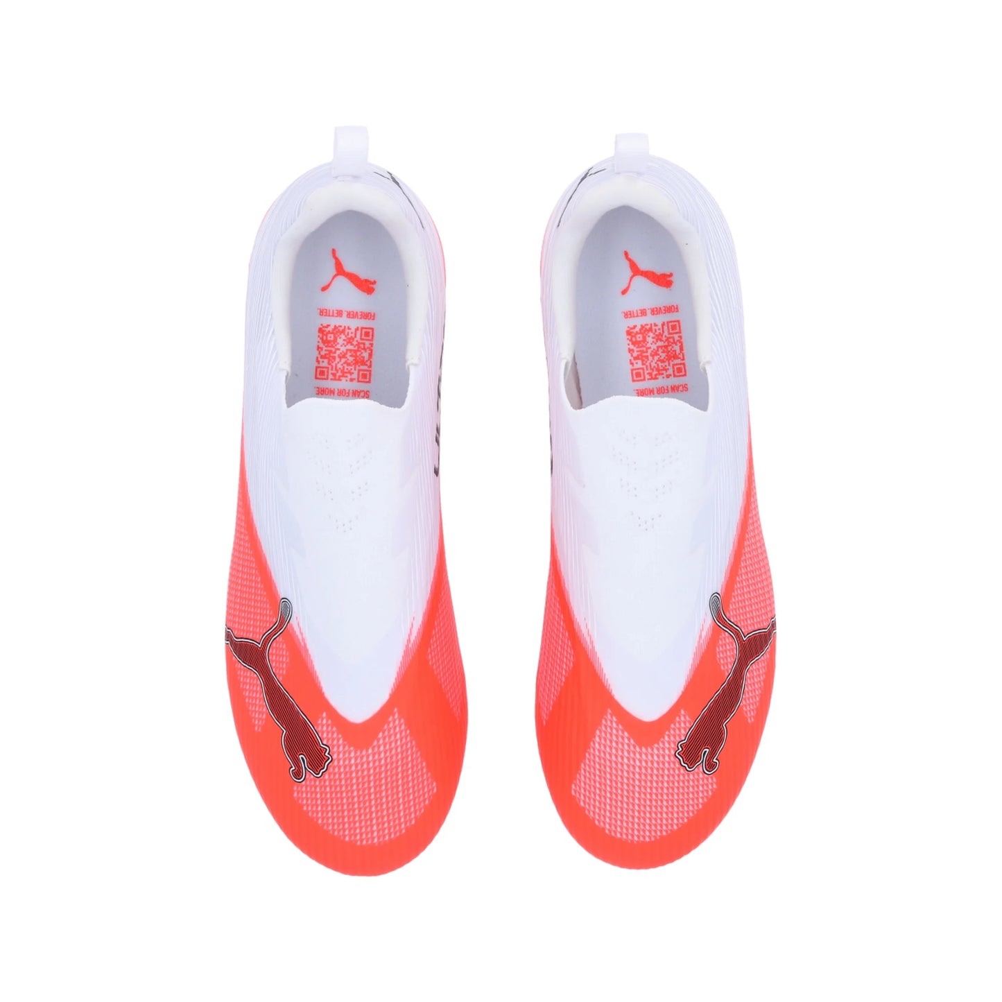 Puma Junior Ultra 7 Match Laceless FG/AG Firm Ground Soccer Cleat - Ultra Red/Black/White