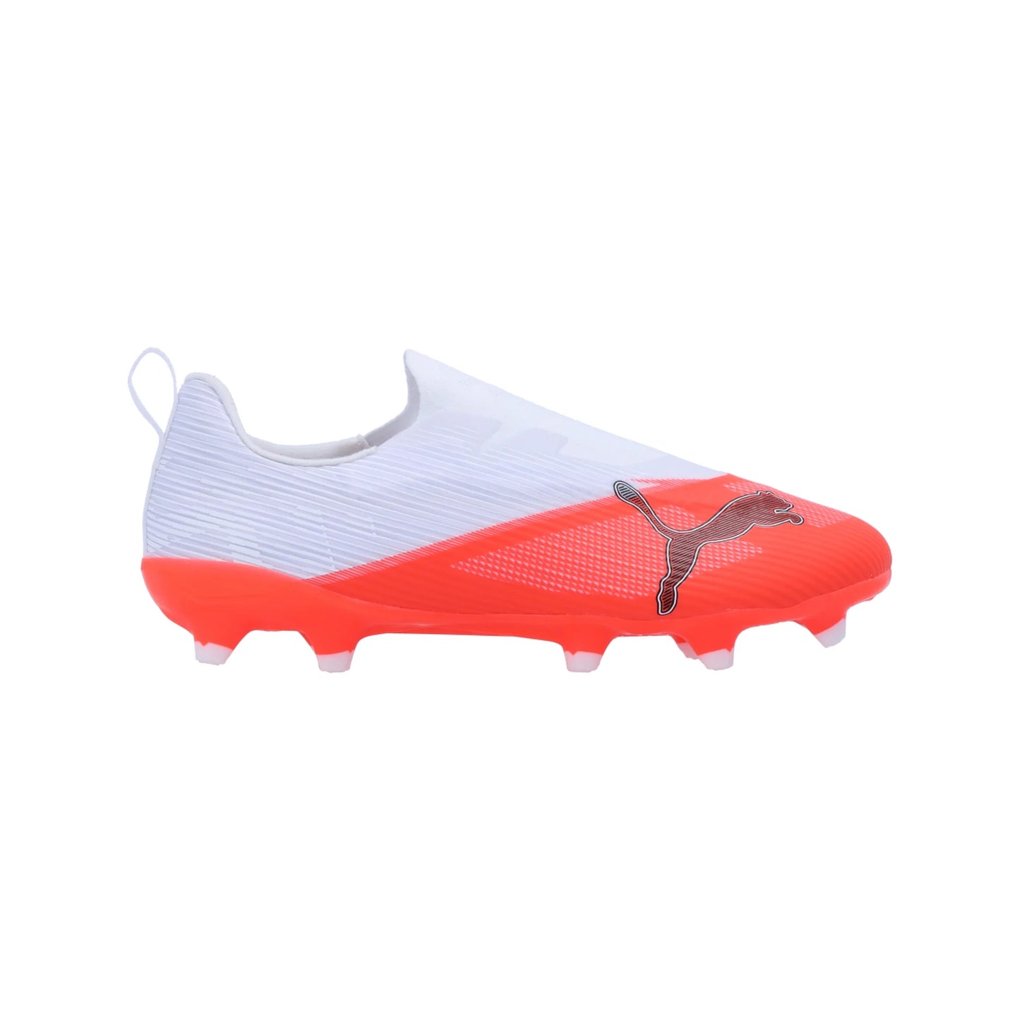 Puma Junior Ultra 7 Match Laceless FG/AG Firm Ground Soccer Cleat - Ultra Red/Black/White