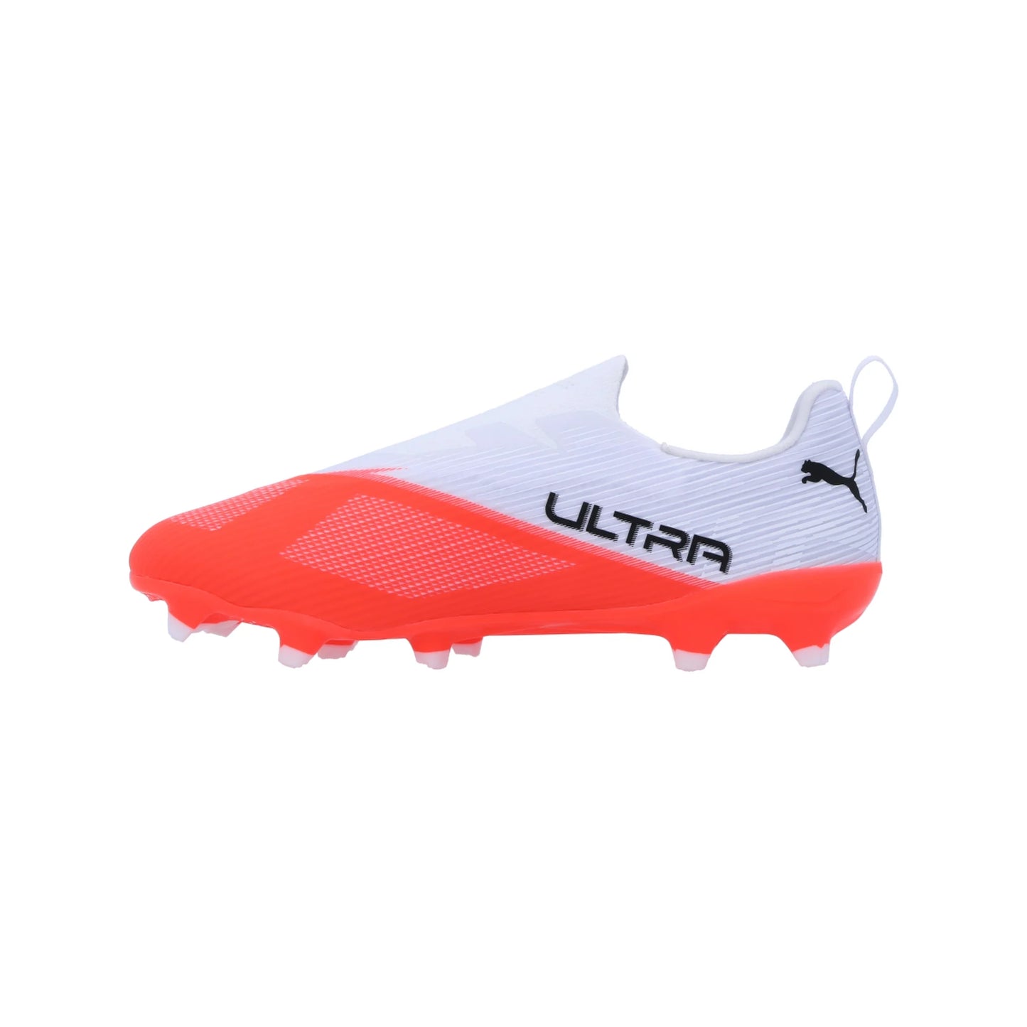 Puma Junior Ultra 7 Match Laceless FG/AG Firm Ground Soccer Cleat - Ultra Red/Black/White