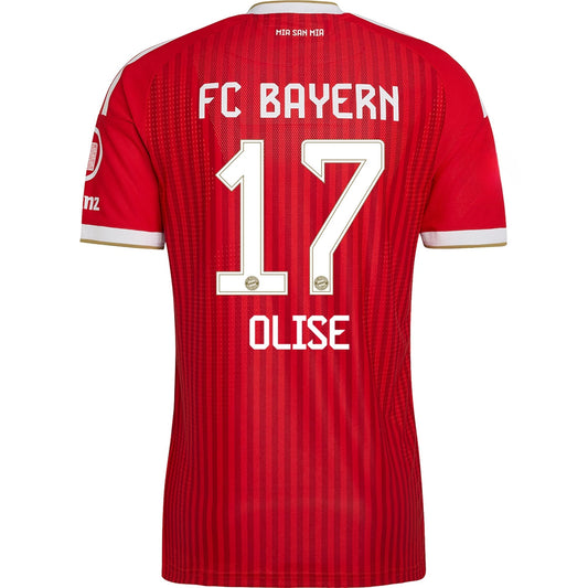 Men's Authentic Adidas Olise FC Bayern Munich Home Jersey 26/27