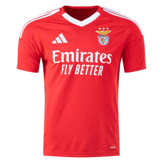 Men's Replica Adidas SL Benfica Home Jersey 24/25