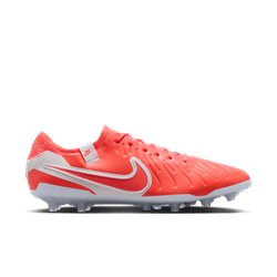 Nike Tiempo Legend 10 Elite AG Artificial Grass Soccer Cleat - Hot Lava/White