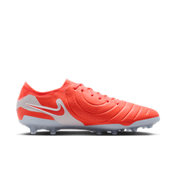 Nike Tiempo Legend 10 Elite AG Artificial Grass Soccer Cleat - Hot Lava/White