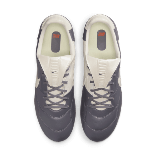 The Nike Premier 3 FG Firm Ground Soccer Cleat - Light Graphite/Metallic Summit White/Varsity Red