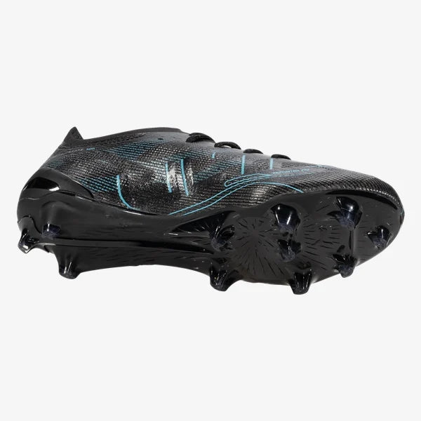 Puma Ultra 5 Ultimate FG Firm Ground Soccer Cleat - Black/Silver/Bright Aqua