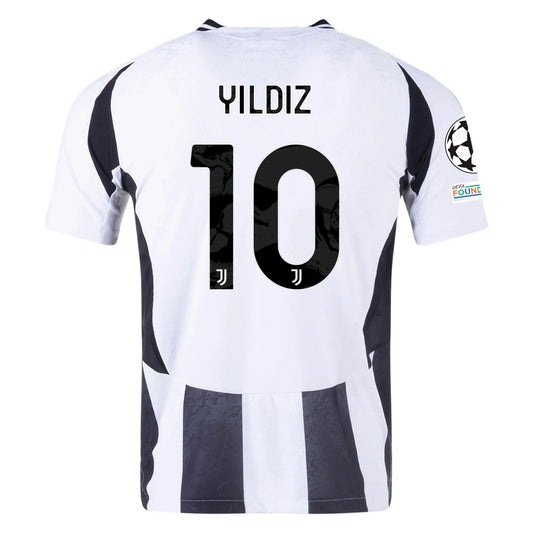 Men's Authentic Adidas Yildiz Juventus 24/25 Home Jersey