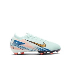 Nike Junior Vapor 16 Pro Mercurial Dream Speed FG Firm Ground Soccer Cleat - Barely Green/Metallic Gold Coin