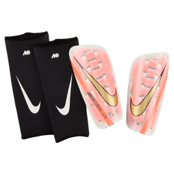 Nike Mercurial Dream Speed Lite Soccer Shin Guard - White/Barely Green/Mtlc Gold Coin