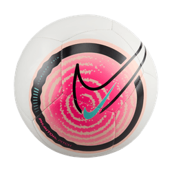 Nike Phantom Pitch Soccer Ball - White/Pink Blast/Sunset Tint/Black
