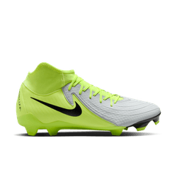 Nike Phantom Luna 2 Academy FG Firm Ground Soccer Cleat - Metallic Silver/Black/Volt