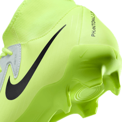 Nike Phantom Luna 2 Academy FG Firm Ground Soccer Cleat - Metallic Silver/Black/Volt