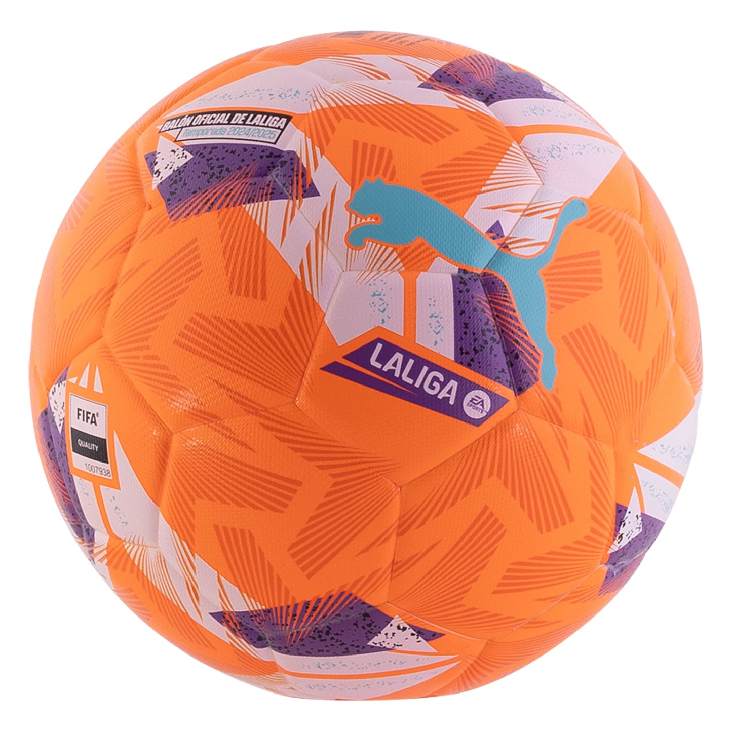 Puma Orbita La Liga Mini Skills Soccer Ball - Fluorescent Orange/Multicolor