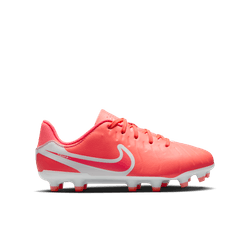 Nike Junior Tiempo Legend 10 Academy FG Firm Ground Soccer Cleat - Hot Lava/White