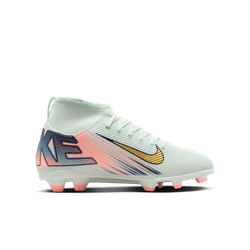 Nike Junior Superfly 10 Club Mercurial Dream Speed FG Firm Ground Soccer Cleat - Barely Green/Metallic Gold Coin