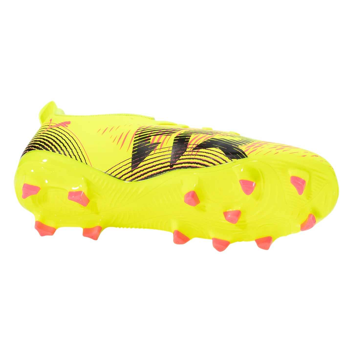 Puma Junior Future 8 Play FG/AG Firm Ground Soccer Cleat - Yellow Alert/Black/Sun-Struck
