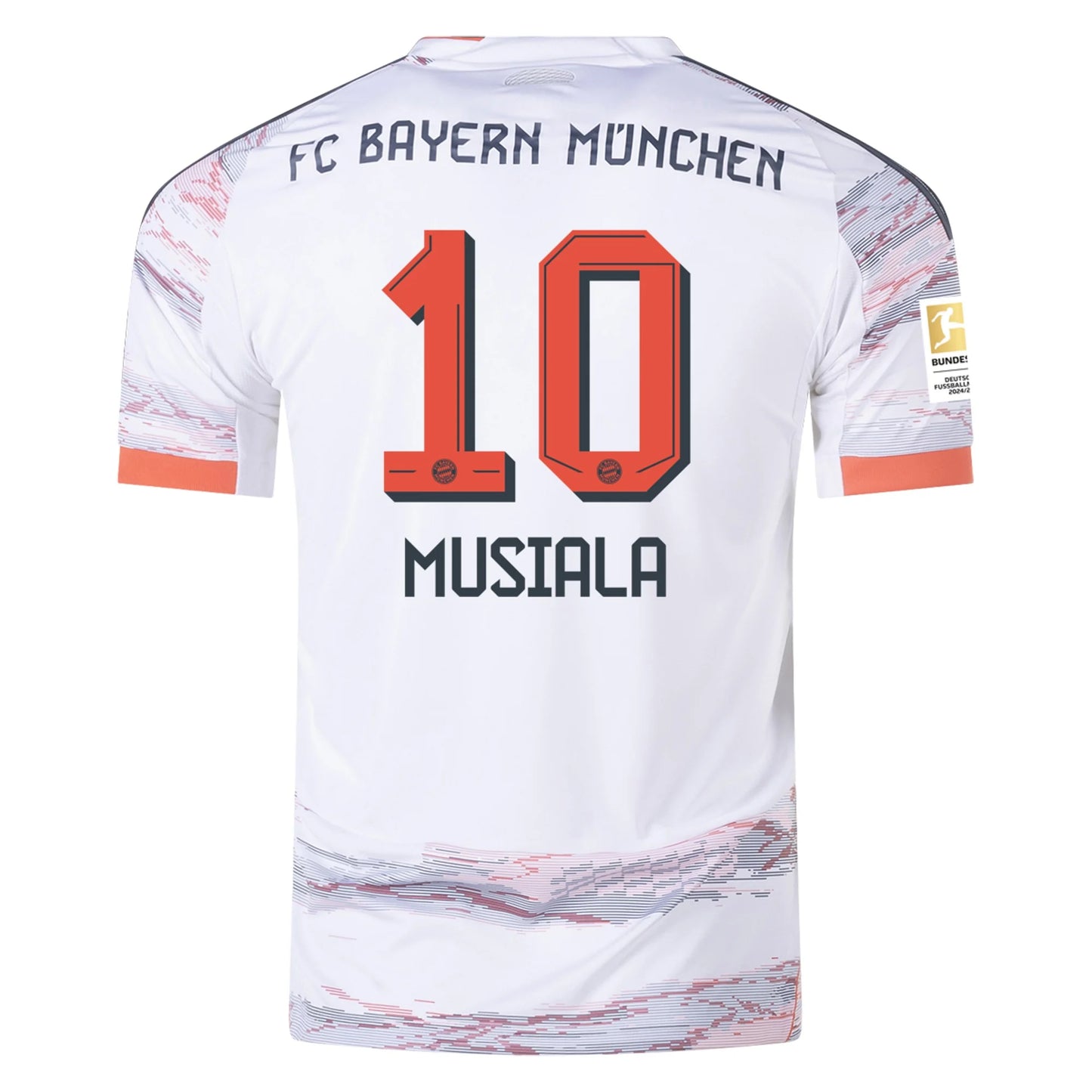 Men's Replica Adidas Musiala Bayern Munich Away Jersey 25/26