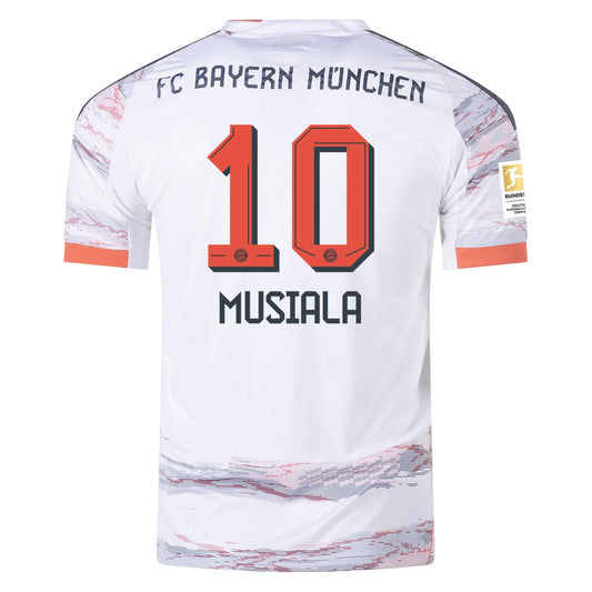 Men's Replica Adidas Musiala Bayern Munich Away Jersey 25/26