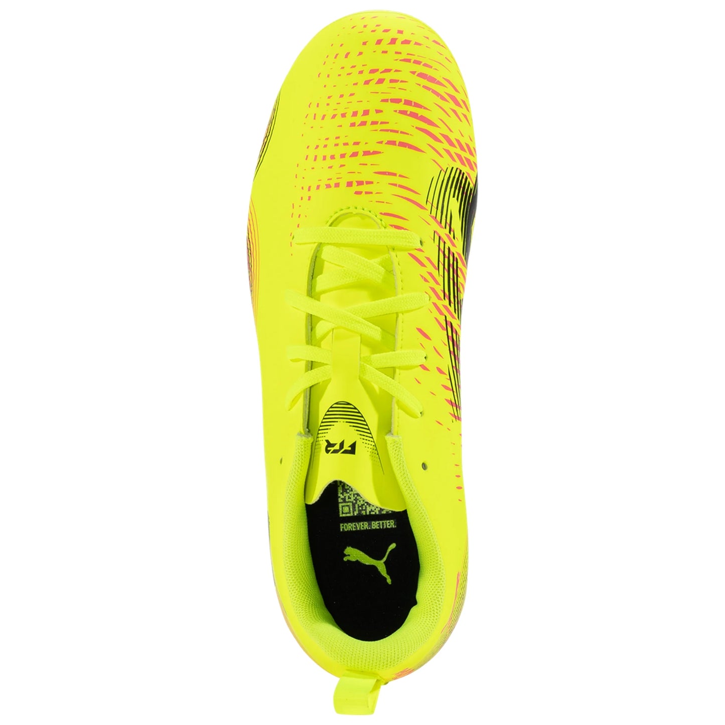 Puma Junior Future 8 Play FG/AG Firm Ground Soccer Cleat - Yellow Alert/Black/Sun-Struck