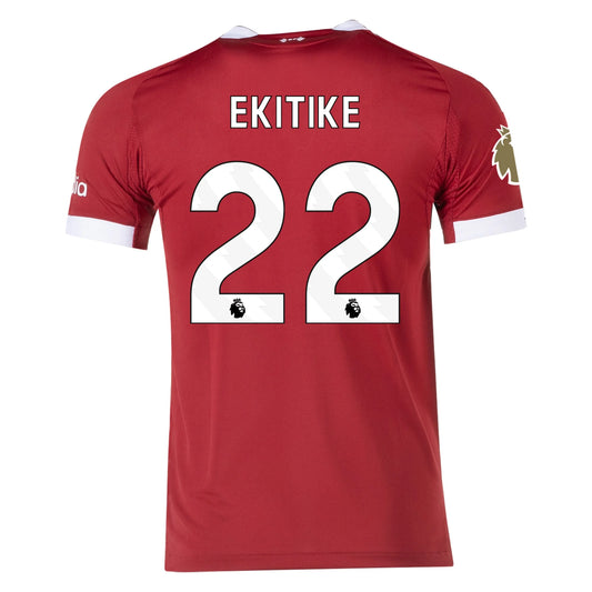 Men's Authentic Adidas Ekitike Liverpool Home Jersey 25/26