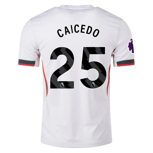 Men's Replica Nike Caicedo Chelsea Away Jersey 25/26
