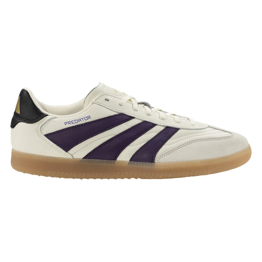 Adidas Predator Freestyle IN Indoor Soccer Shoe - Ivory/Aurora Plum/Gold Metallic