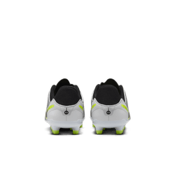 Nike Junior Tiempo Legend 10 Academy FG Firm Ground Soccer Cleat - Metallic Silver/Black/Volt