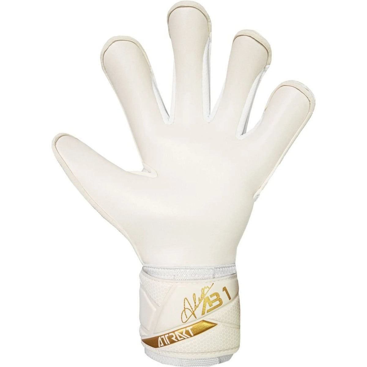 Reusch Attrakt Alisson Becker 1 Duo Goalkeeper Gloves - White/Gold