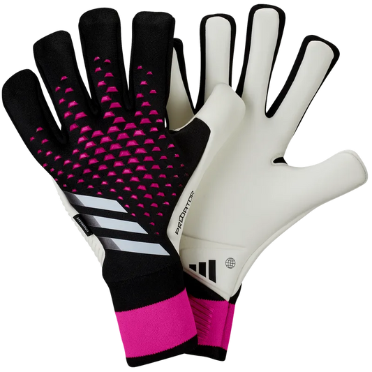 Adidas Predator GL Pro Fingersave Goalkeeper Glove - Black/White/Pink