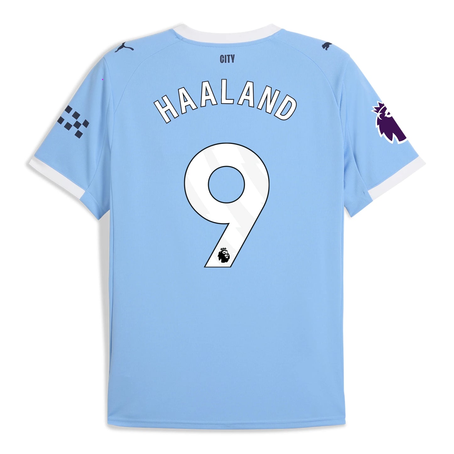 Kid's Replica Puma Haaland Manchester City 25/26 Home Jersey
