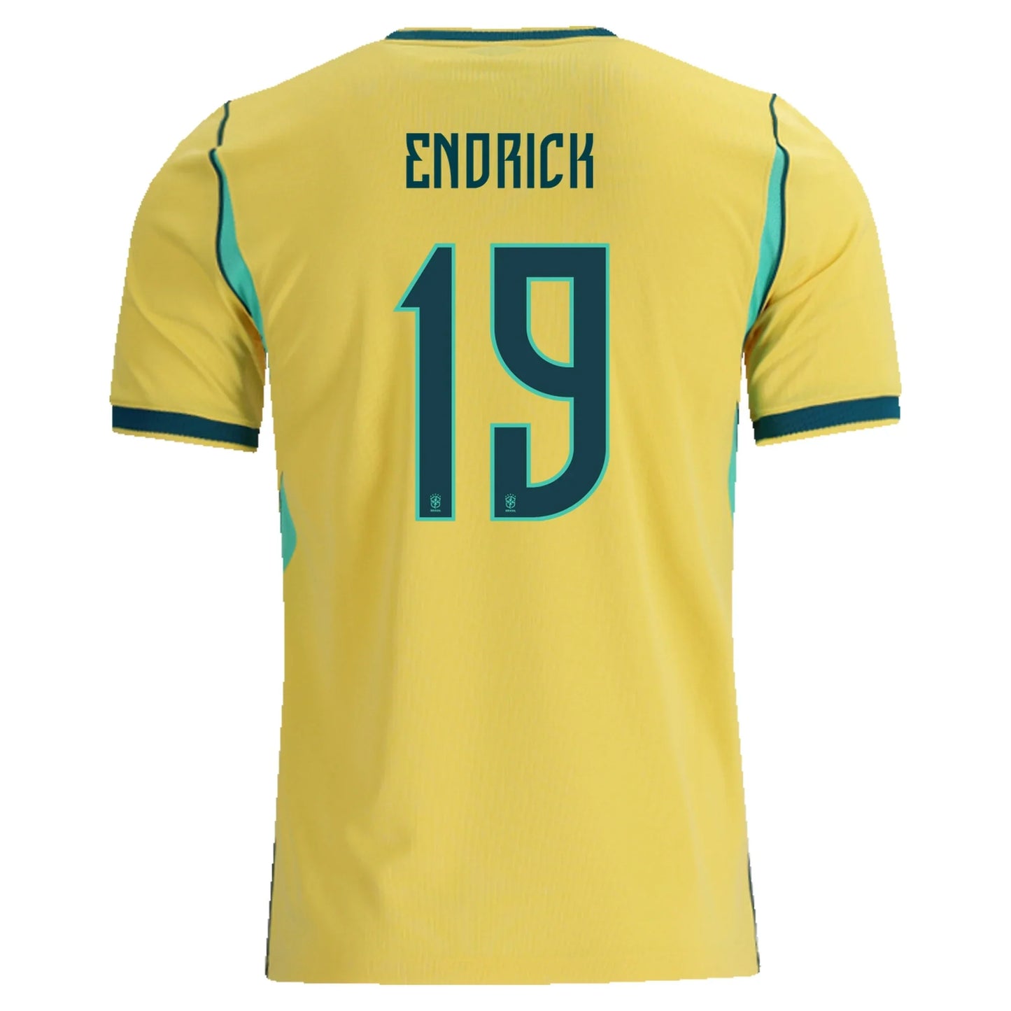 Men's Replica Nike Endrick Brazil Home Jersey 2026