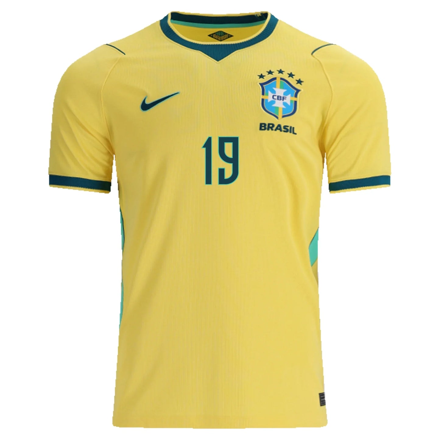 Men's Replica Nike Endrick Brazil Home Jersey 2026