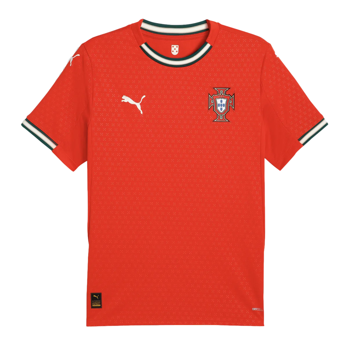 Big Kids' Replica Puma Portugal 2025 Home Jersey