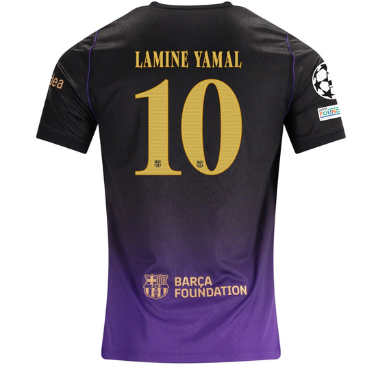 Kid's Replica Nike Kobe Bryant FC Barcelona Away Jersey Lamine Yamal UCL 26/27