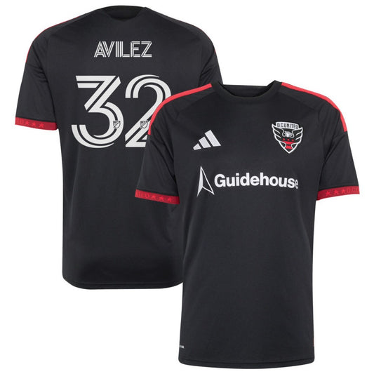 Men's Replica Adidas "Avilez" DC United Jersey 26/27