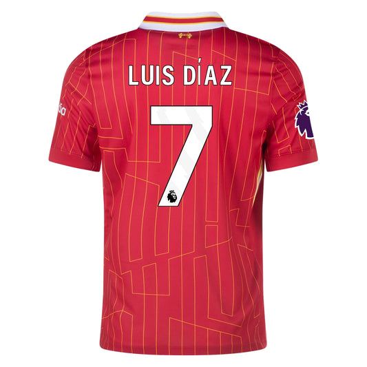 Kid's Replica Nike Luis Diaz Liverpool Home Jersey 24/25