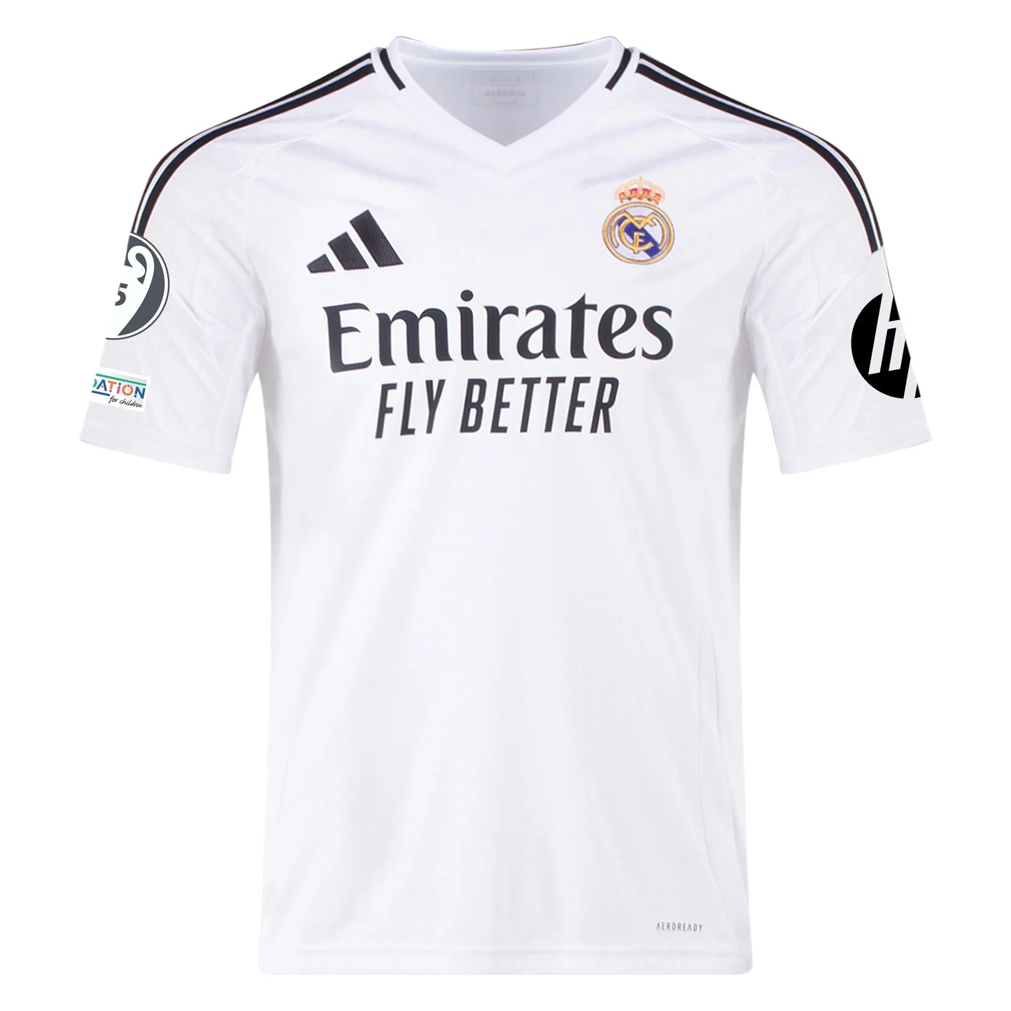 Men's Replica Adidas Mbappe Real Madrid Home Jersey 24/25