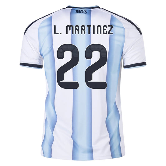 Kid's Replica adidas L. Martinez Argentina Home Jersey 2026