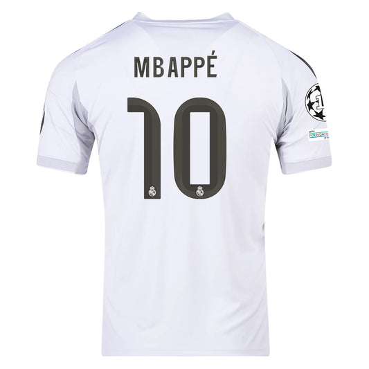 Kid's Replica Adidas Mbappe Real Madrid Home Jersey 25/26