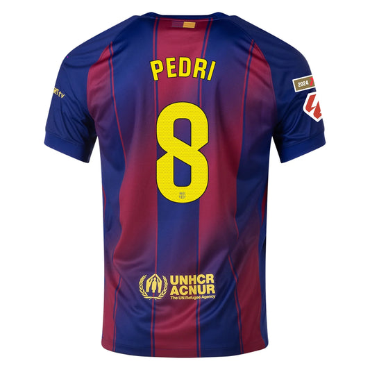 Kid's Replica Nike Pedri Barcelona Home Jersey 25/26