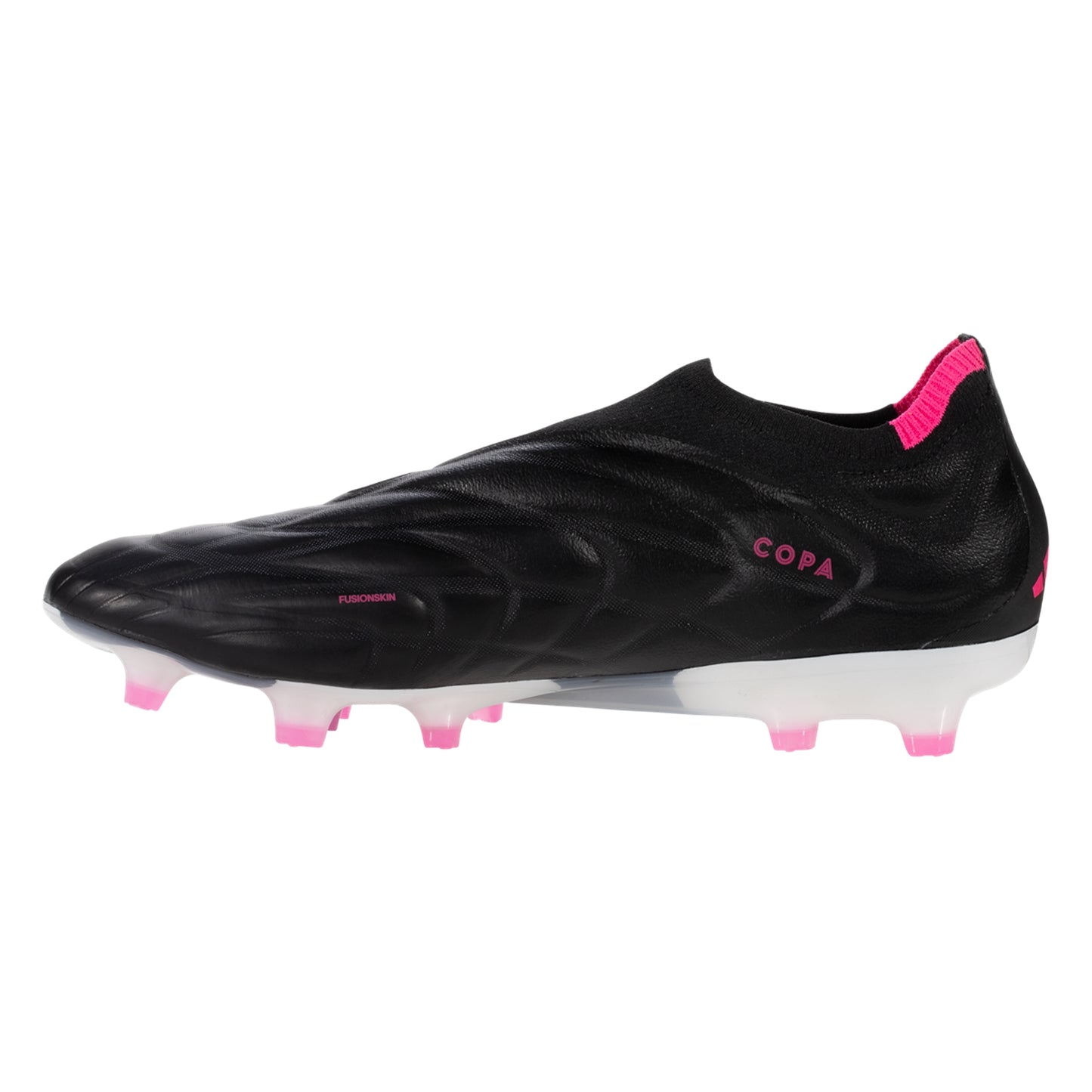 Adidas Copa Pure+ FG Firm Ground Soccer Cleat - Black/Metallic/Pink