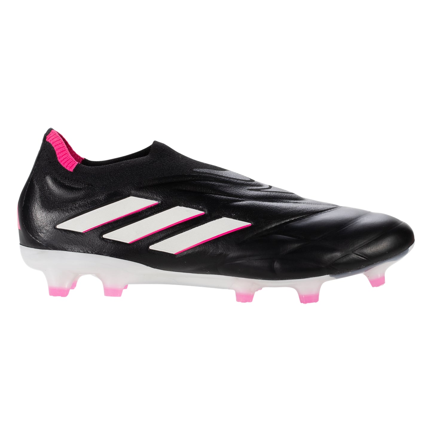 Adidas Copa Pure+ FG Firm Ground Soccer Cleat - Black/Metallic/Pink