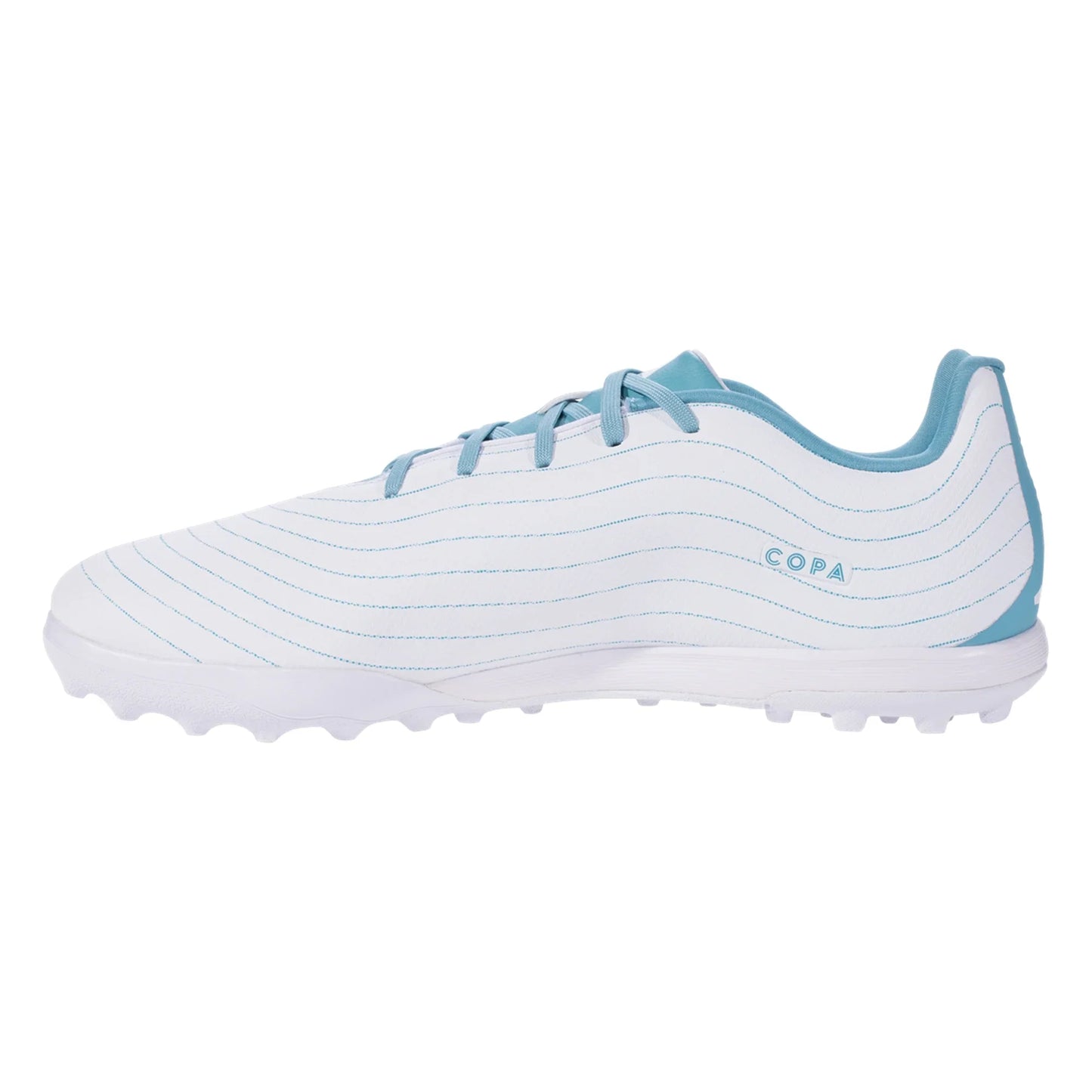 Adidas Copa Pure.3 Parley TF Turf Soccer Cleat - White/Grey/Blue