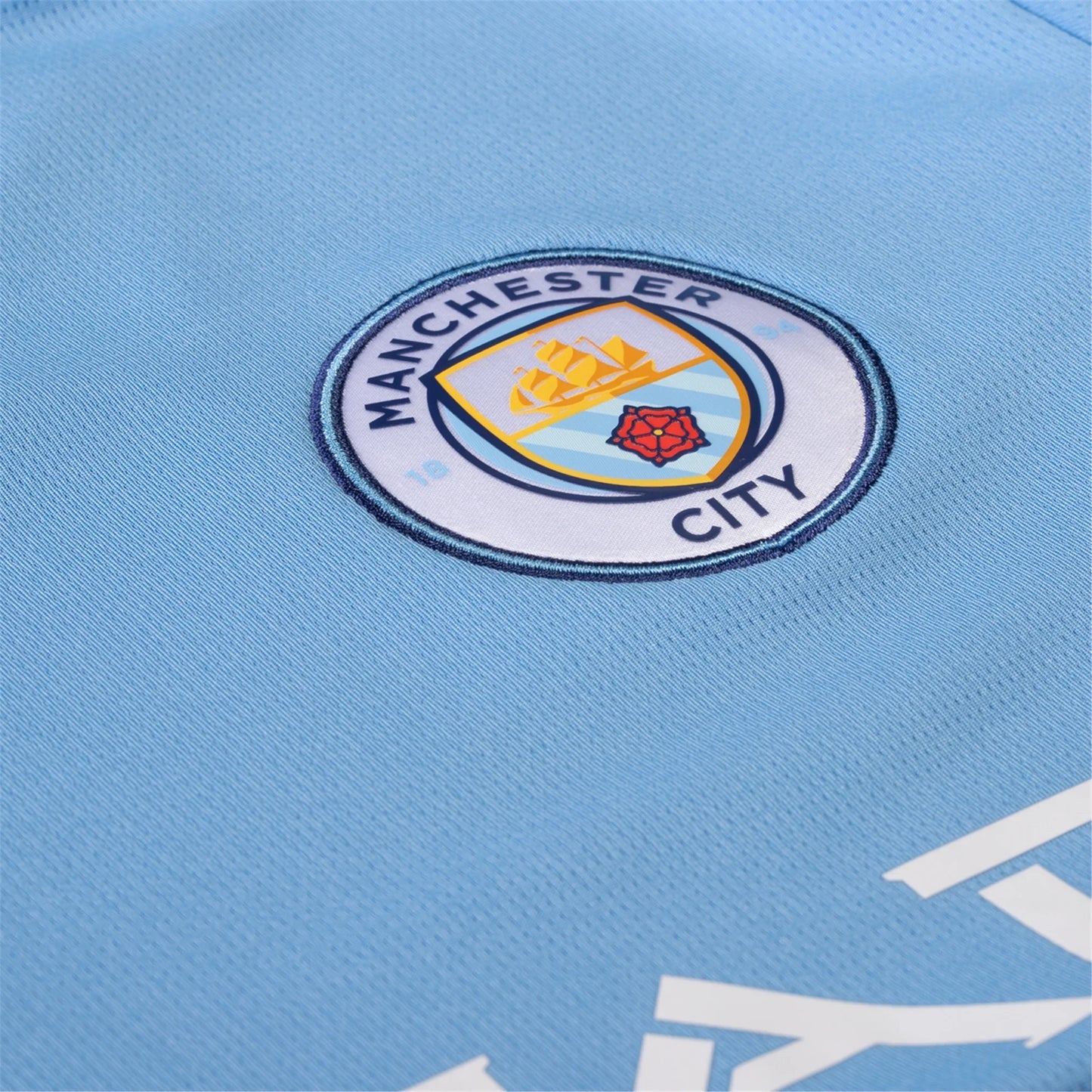 Kid's Replica Puma Manchester City Home Jersey 24/25