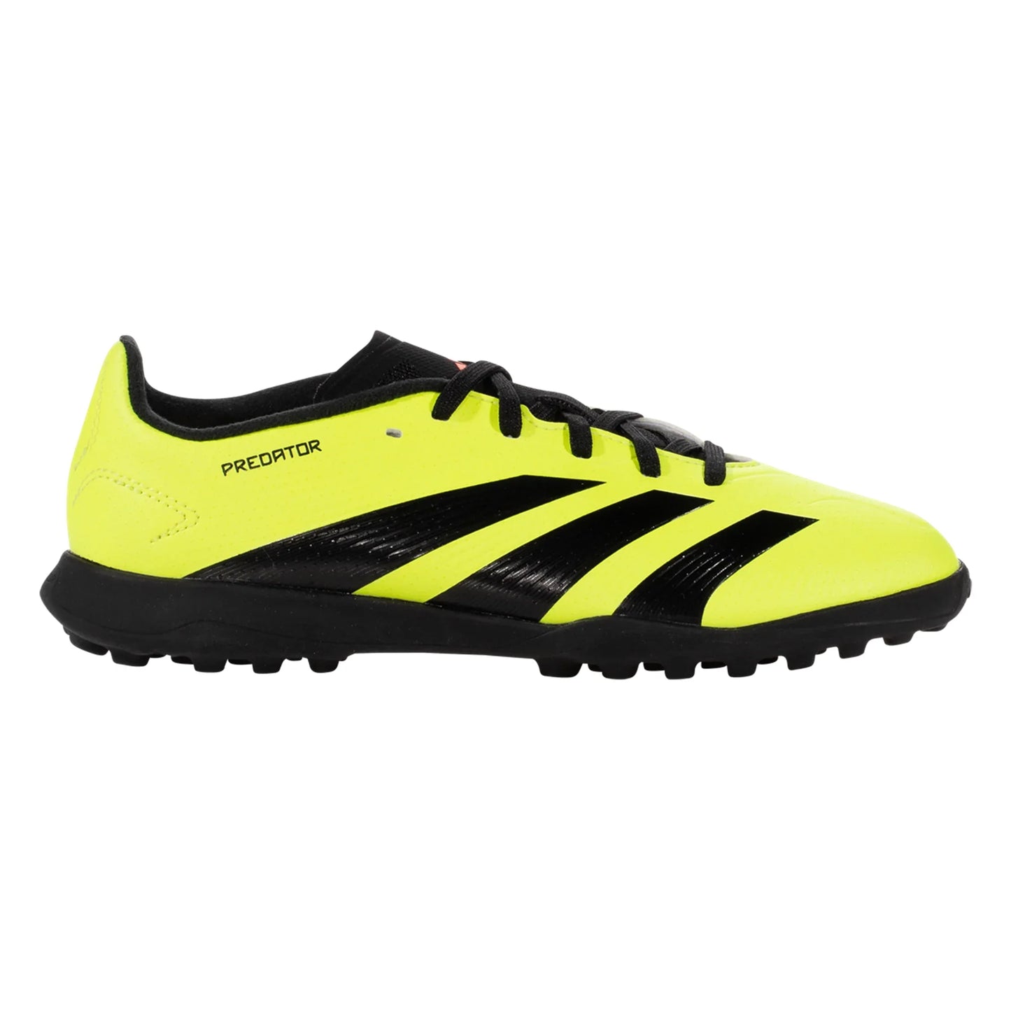 Adidas Junior Predator League Low TF Turf Soccer Cleat - Solar Yellow/Black/Solar Red