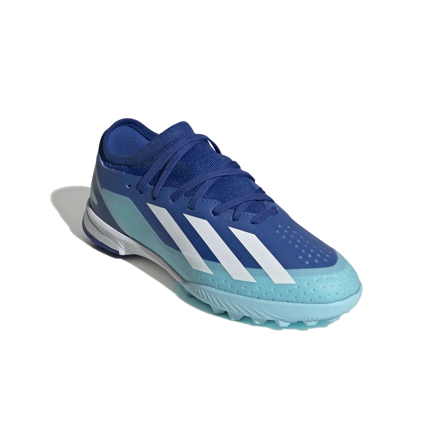 Adidas Junior X CrazyFast.3 TF Turf Soccer Cleat - Bright Royal/White/Solar Red