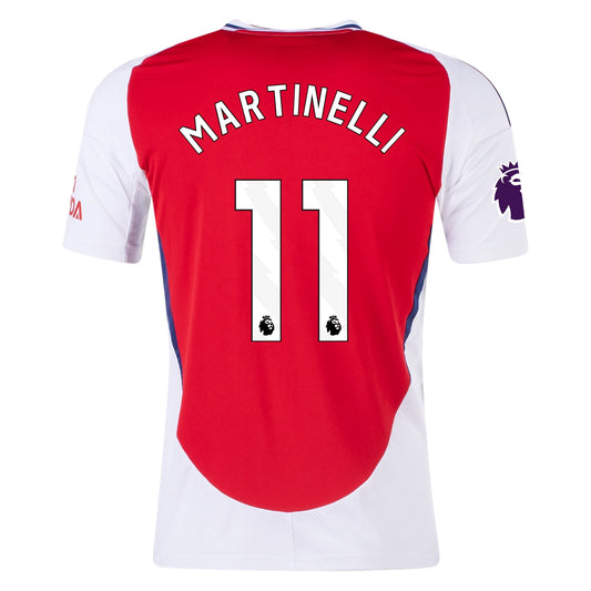 Men's Replica Adidas Martinelli Arsenal Home Jersey 24/25 - PL