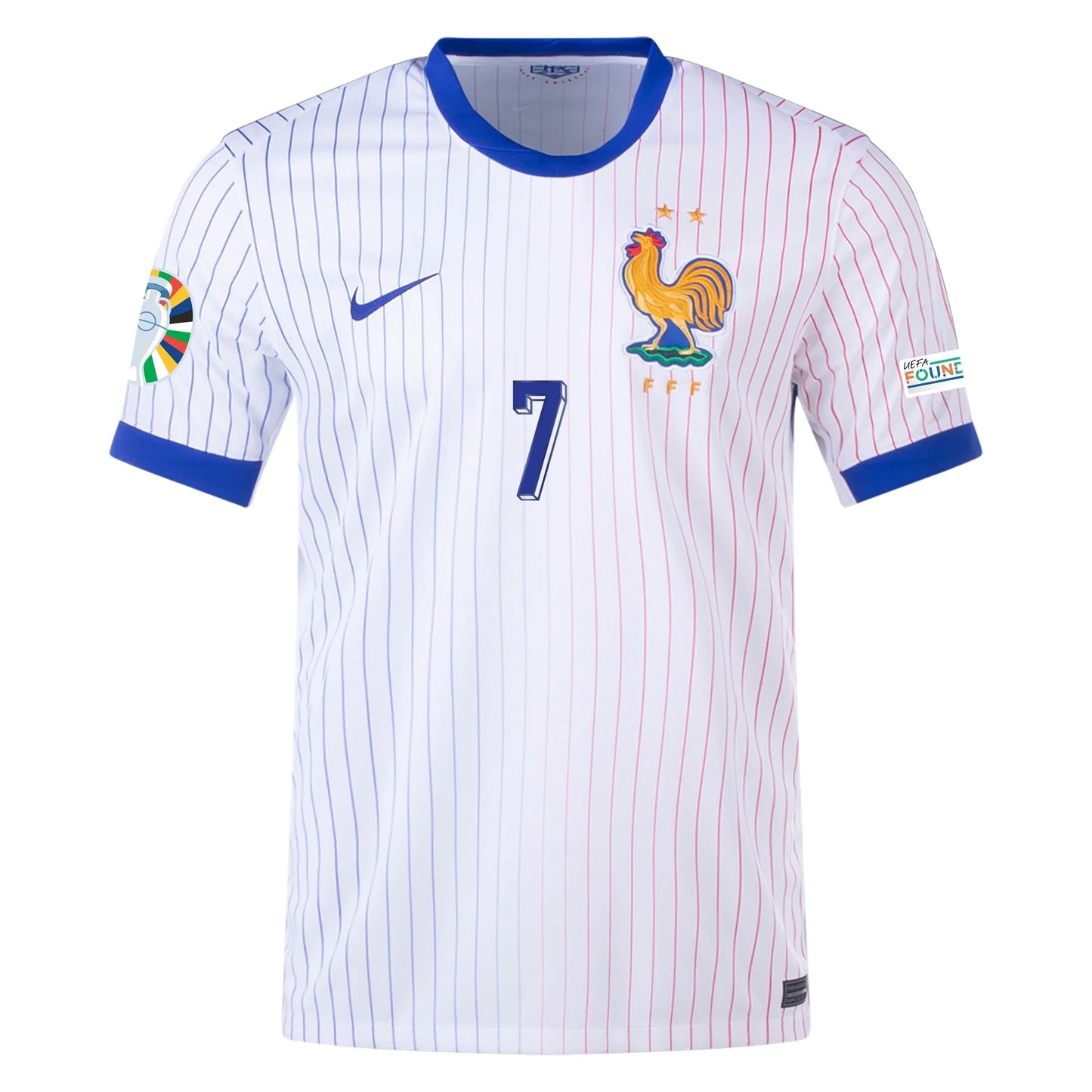 Men's Replica Nike Griezmann France Away Jersey 2024