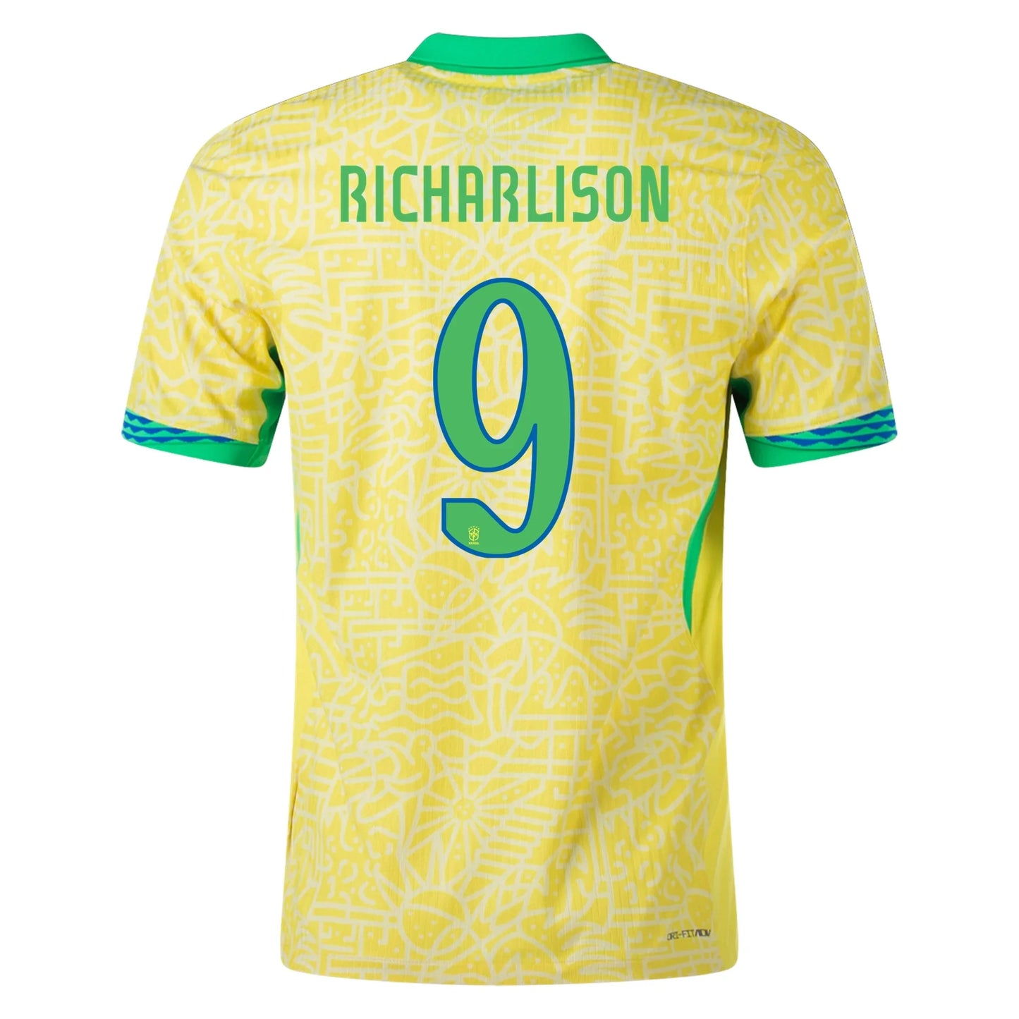 Big Kids' Replica Nike Dri-FIT Richarlison Brazil 2024 Home Jersey